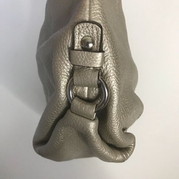 Coach Leather Metallic Hobo Crossbody Saddle Bag - Picture 4 of 7